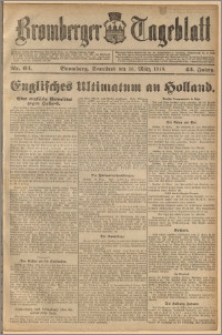 Bromberger Tageblatt. J. 42, 1918, nr 64