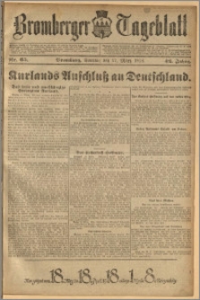 Bromberger Tageblatt. J. 42, 1918, nr 65