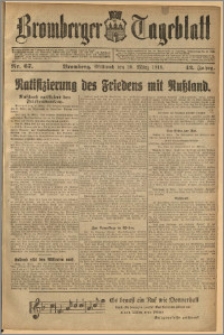 Bromberger Tageblatt. J. 42, 1918, nr 67