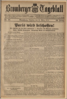 Bromberger Tageblatt. J. 42, 1918, nr 72