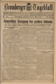 Bromberger Tageblatt. J. 42, 1918, nr 74