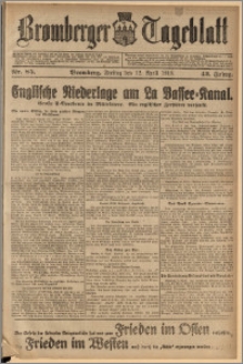 Bromberger Tageblatt. J. 42, 1918, nr 85