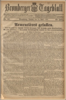 Bromberger Tageblatt. J. 42, 1918, nr 87