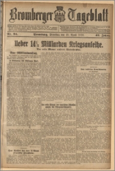 Bromberger Tageblatt. J. 42, 1918, nr 94
