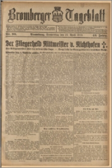 Bromberger Tageblatt. J. 42, 1918, nr 96