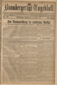 Bromberger Tageblatt. J. 42, 1918, nr 99