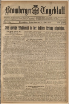 Bromberger Tageblatt. J. 42, 1918, nr 113