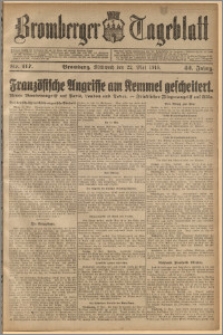 Bromberger Tageblatt. J. 42, 1918, nr 117