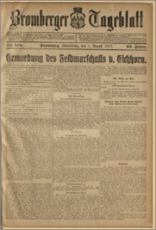 Bromberger Tageblatt. J. 42, 1918, nr 178