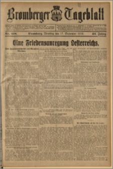 Bromberger Tageblatt. J. 42, 1918, nr 218