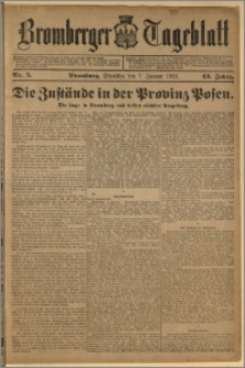 Bromberger Tageblatt. J. 43, 1919, nr 5