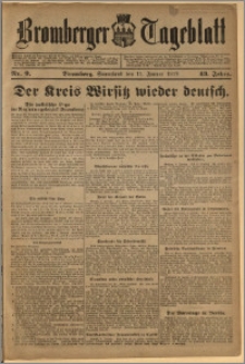 Bromberger Tageblatt. J. 43, 1919, nr 9