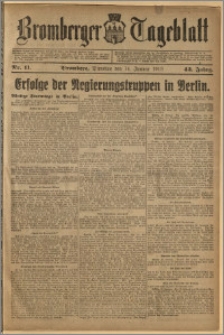 Bromberger Tageblatt. J. 43, 1919, nr 11