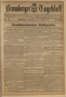 Bromberger Tageblatt. J. 43, 1919, nr 13