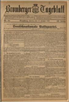 Bromberger Tageblatt. J. 43, 1919, nr 14