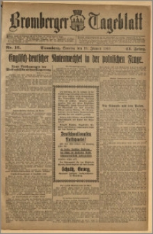 Bromberger Tageblatt. J. 43, 1919, nr 16