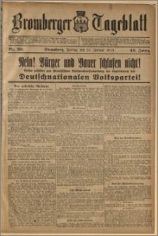 Bromberger Tageblatt. J. 43, 1919, nr 20