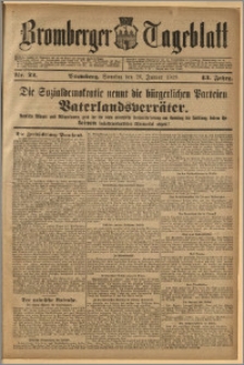 Bromberger Tageblatt. J. 43, 1919, nr 22