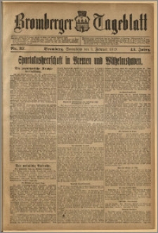 Bromberger Tageblatt. J. 43, 1919, nr 27