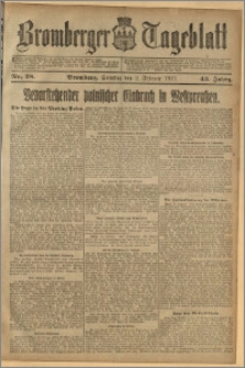 Bromberger Tageblatt. J. 43, 1919, nr 28