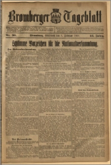 Bromberger Tageblatt. J. 43, 1919, nr 30