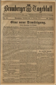 Bromberger Tageblatt. J. 43, 1919, nr 41