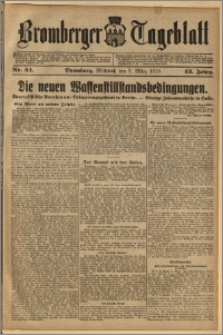 Bromberger Tageblatt. J. 43, 1919, nr 54