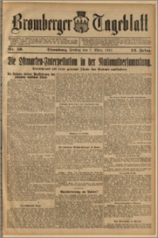 Bromberger Tageblatt. J. 43, 1919, nr 56