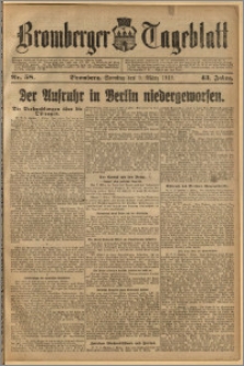 Bromberger Tageblatt. J. 43, 1919, nr 58