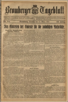 Bromberger Tageblatt. J. 43, 1919, nr 64