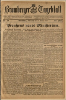 Bromberger Tageblatt. J. 43, 1919, nr 72