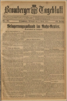 Bromberger Tageblatt. J. 43, 1919, nr 78