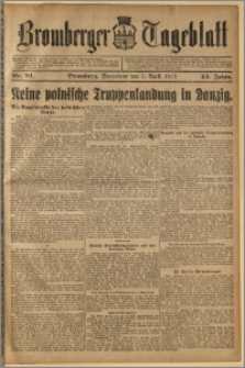 Bromberger Tageblatt. J. 43, 1919, nr 81