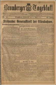Bromberger Tageblatt. J. 43, 1919, nr 87