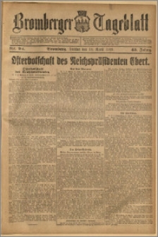 Bromberger Tageblatt. J. 43, 1919, nr 92