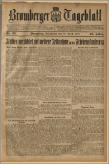 Bromberger Tageblatt. J. 43, 1919, nr 97