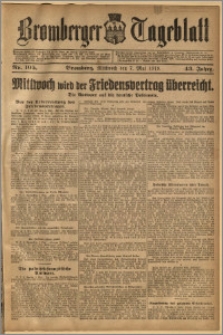 Bromberger Tageblatt. J. 43, 1919, nr 105