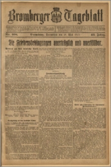 Bromberger Tageblatt. J. 43, 1919, nr 108