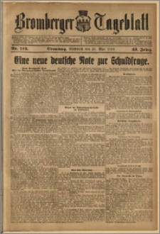 Bromberger Tageblatt. J. 43, 1919, nr 123