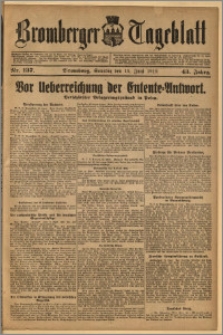 Bromberger Tageblatt. J. 43, 1919, nr 137