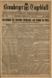 Bromberger Tageblatt. J. 43, 1919, nr 138