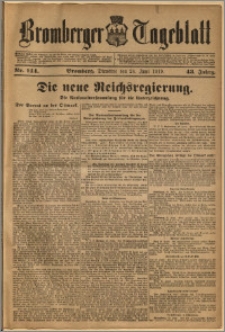 Bromberger Tageblatt. J. 43, 1919, nr 144