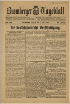 Bromberger Tageblatt. J. 43, 1919, nr 153