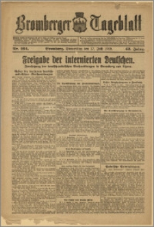 Bromberger Tageblatt. J. 43, 1919, nr 164