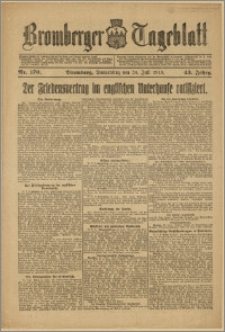 Bromberger Tageblatt. J. 43, 1919, nr 170