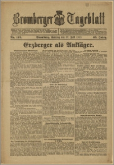 Bromberger Tageblatt. J. 43, 1919, nr 173