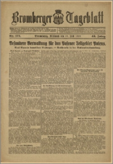 Bromberger Tageblatt. J. 43, 1919, nr 175