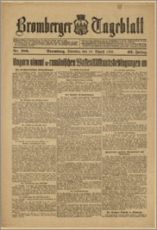 Bromberger Tageblatt. J. 43, 1919, nr 186