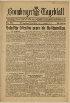 Bromberger Tageblatt. J. 43, 1919, nr 188
