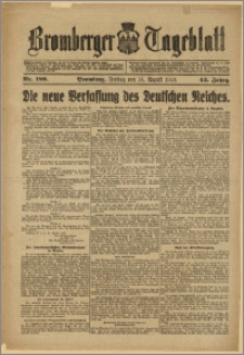 Bromberger Tageblatt. J. 43, 1919, nr 189